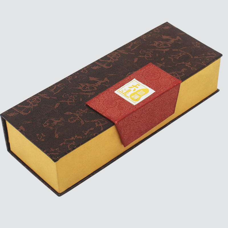 Cổ điển truyền thống chữ viết tay Embossed Magnet lật bìa Gift Box